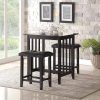 Moorehead 3 Piece Counter Height Dining Sets (Photo 6 of 25)