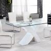 White Glass Dining Tables And Chairs (Photo 14 of 25)