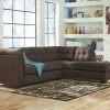 2Pc Maddox Right Arm Facing Sectional Sofas With Chaise Brown (Photo 2 of 25)