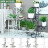 Four-Tier Metal Plant Stands (Photo 14 of 15)