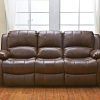 3Pc Bonded Leather Upholstered Wooden Sectional Sofas Brown (Photo 21 of 25)