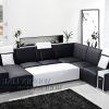 Black Leather Sectionals With Ottoman (Photo 4 of 15)