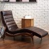 Brown Leather Chaises (Photo 1 of 15)
