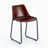 Brown Leather Dining Chairs (Photo 13 of 25)