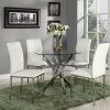 Round Black Glass Dining Tables And 4 Chairs (Photo 14 of 25)