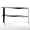 Black Metal And Marble Console Tables (Photo 8 of 15)