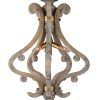 County French Iron Lantern Chandeliers (Photo 6 of 15)