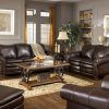 Faux Leather Sofas In Chocolate Brown (Photo 15 of 15)