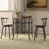 Askern 3 Piece Counter Height Dining Sets (Set Of 3) (Photo 11 of 25)