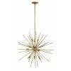 Gold And Wood Sputnik Orb Chandeliers (Photo 13 of 15)