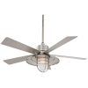 Metal Outdoor Ceiling Fans With Light (Photo 2 of 15)
