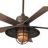 Metal Outdoor Ceiling Fans With Light (Photo 3 of 15)