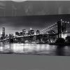 New York Skyline Canvas Black And White Wall Art (Photo 4 of 15)
