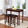 Penelope 3 Piece Counter Height Wood Dining Sets (Photo 18 of 25)