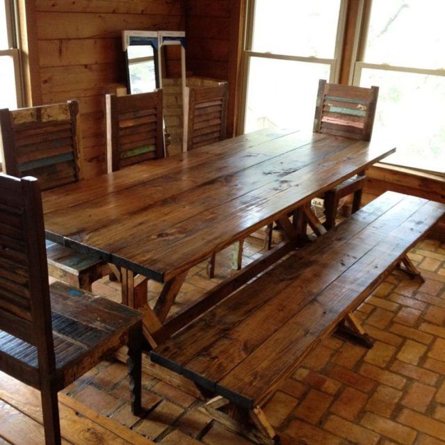 Top 15 of Rustic Honey Dining Tables