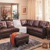 3Pc Faux Leather Sectional Sofas Brown (Photo 14 of 25)