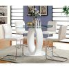 Oval White High Gloss Dining Tables (Photo 25 of 25)