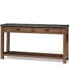 Smoked Barnwood Console Tables (Photo 7 of 15)