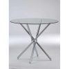 Chrome Dining Tables With Tempered Glass (Photo 2 of 25)