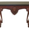 Honey Oak And Marble Console Tables (Photo 15 of 15)