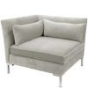 4Pc Alexis Sectional Sofas With Silver Metal Y-Legs (Photo 3 of 25)