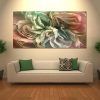 Abstract Flower Wall Art (Photo 8 of 15)