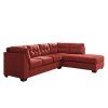 2Pc Maddox Right Arm Facing Sectional Sofas With Chaise Brown (Photo 15 of 25)