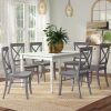 Candice Ii 7 Piece Extension Rectangular Dining Sets With Uph Side Chairs (Photo 10 of 25)