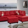 Red Leather Sectional Couches (Photo 6 of 15)