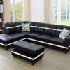 3 Seat L Shaped Sofas In Black (Photo 14 of 15)