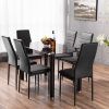 Black Glass Dining Tables 6 Chairs (Photo 4 of 25)