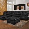 Bonded Leather All In One Sectional Sofas With Ottoman And 2 Pillows Brown (Photo 2 of 25)