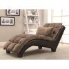Brown Chaise Lounges (Photo 7 of 15)