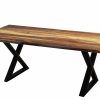 Acacia Dining Tables With Black Victor-Legs (Photo 4 of 25)