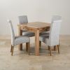 Dining Tables And Fabric Chairs (Photo 9 of 25)