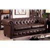 Faux Leather Sofas In Dark Brown (Photo 6 of 15)