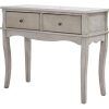 Gray Driftwood Storage Console Tables (Photo 9 of 15)
