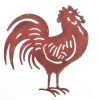Metal Rooster Wall Decor (Photo 2 of 15)