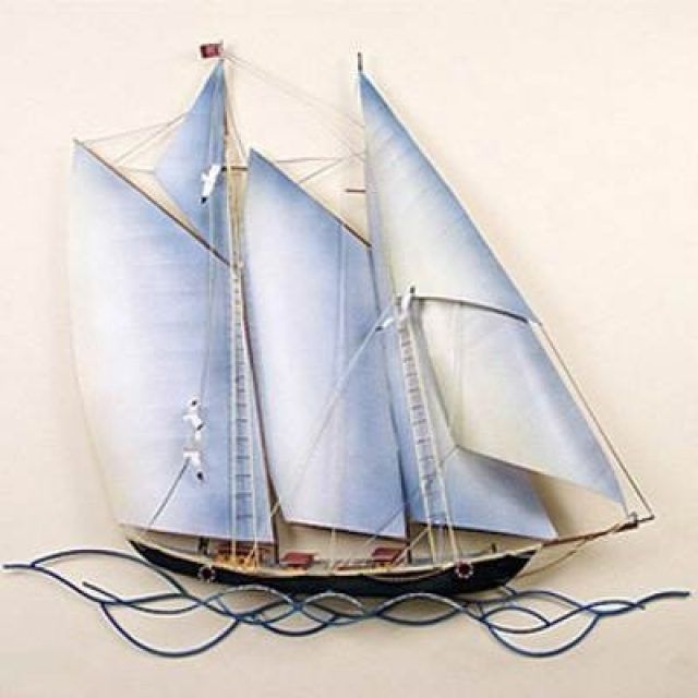 15 Best Collection of Metal Sailboat Wall Art