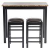 Moorehead 3 Piece Counter Height Dining Sets (Photo 1 of 25)