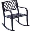 Outdoor Patio Metal Rocking Chairs (Photo 12 of 15)