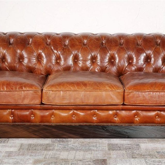 2024 Popular Leather Chesterfield Sofas