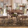 Candice Ii 5 Piece Round Dining Sets With Slat Back Side Chairs (Photo 16 of 25)