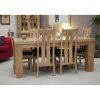 Chunky Solid Oak Dining Tables And 6 Chairs (Photo 9 of 25)