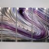Dark Purple Abstract Wall Art (Photo 2 of 15)