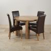 Round Extending Oak Dining Tables And Chairs (Photo 3 of 25)
