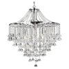 Chrome And Crystal Chandeliers (Photo 9 of 15)