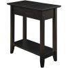 Smoke Gray Wood Square Console Tables (Photo 14 of 15)
