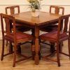Transitional Antique Walnut Drop-Leaf Casual Dining Tables (Photo 8 of 25)