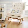 White Wicker Rocking Chair For Nursery (Photo 8 of 15)